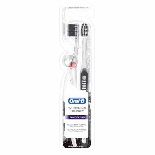 Kit Escova Dental Oral-B Whitening Therapy Purification com 2 Unidades