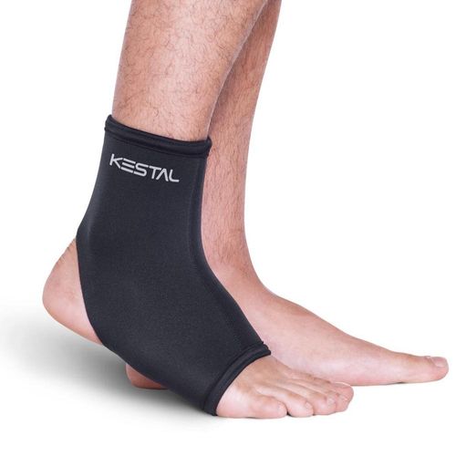 Tornozeleira Longa Cor Preto Kestal Tamanho G com 1 Unidade