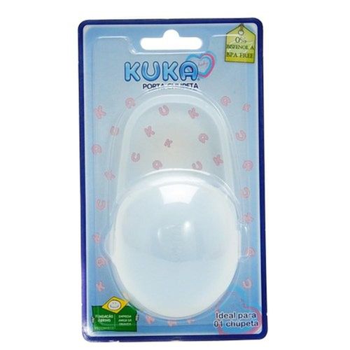 Porta Chupeta Incolor Kuka com 1 Unidade