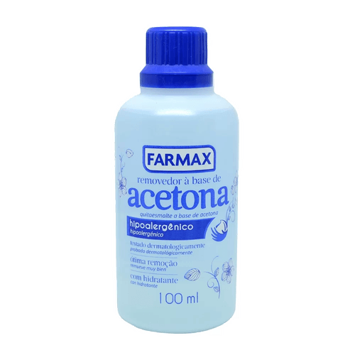 Removedor de Esmalte à Base de Acetona Farmax 100ml