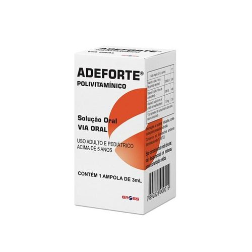 Adeforte 10.000UI Solução de Uso Oral Ampola 3ml