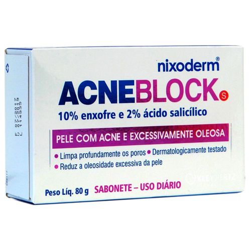 Sabonete em Barra Acneblock Kley Nixoderm 80g