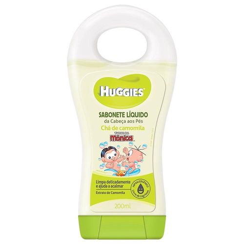Sabonete Líquido Infantil Huggies Chá de Camomila 200ml