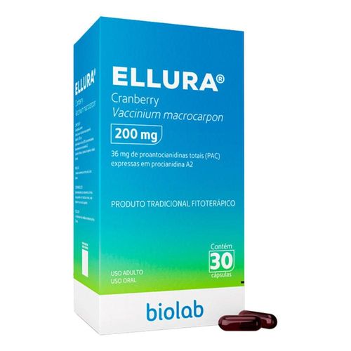 Ellura 200mg com 30 Cápsulas Duras