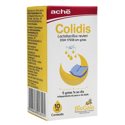 Colidis Solução Oral Frasco Gotejador 10ml