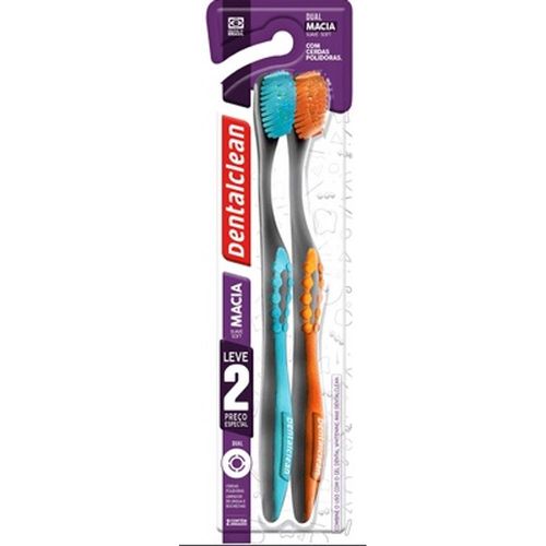 Escova Dental DentalClean Dual Média 35 Pague 1 e Leve 2 Unidades