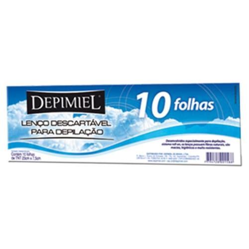 Depimiel Cera Folha Depilatória com 10 Unidades