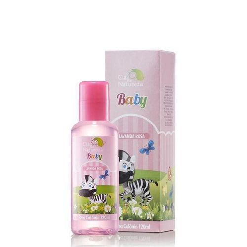 Colônia Baby Cia da Natureza Lavanda Cor Rosa 120ml