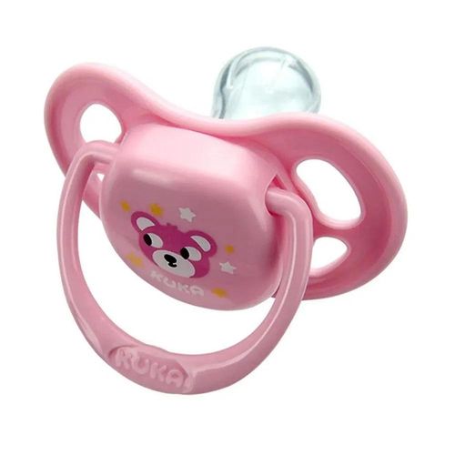 Chupeta Smart Bico Redondo Tamanho 02 Rosa Kuka com 1 Unidade