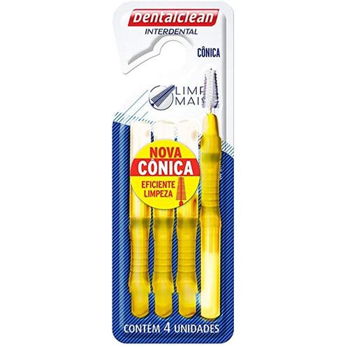 Escova Interdental Dentalclean Cônica com 4 Unidades