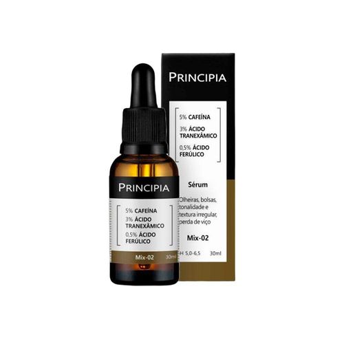 Sérum Cafeína + Tranexâmico + Ferúlico Principia Skincare 30ml