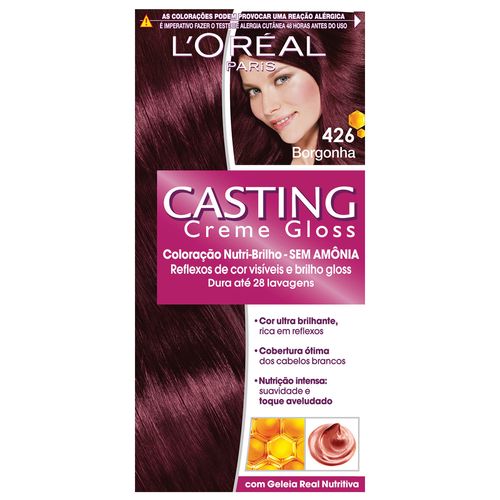 Coloração Permanente Casting Creme Gloss N° 426 Borgonha L'Oréal com 1 Unidade