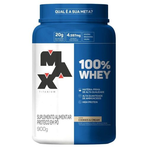 100% Whey Pó Cookies e Cream 900g