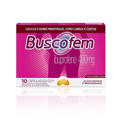 Buscofem 400mg com 10 Cápsulas Moles