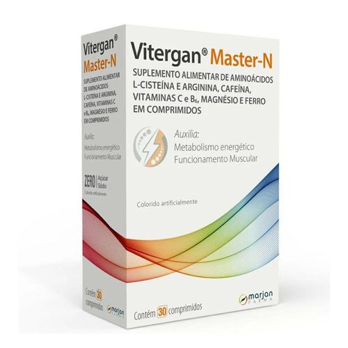 Vitergan Master-N com 30 Comprimidos Revestidos