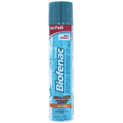 Biofenac 11,6mg/g Solução de Uso Dermatológico Tubo Aerossol 60g