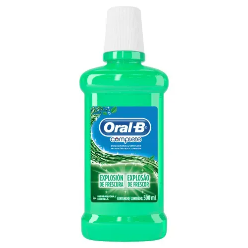 Enxaguante Bucal Oral-B Complete Hortelã Pague 300ml e Leve 500ml