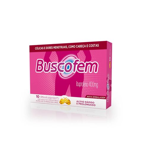 Buscofem 400mg com 10 Cápsulas Moles