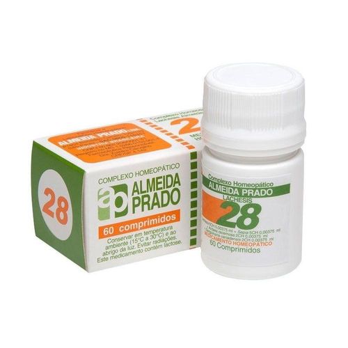 Complexo Homeopático Nº 28 com 60 Comprimidos