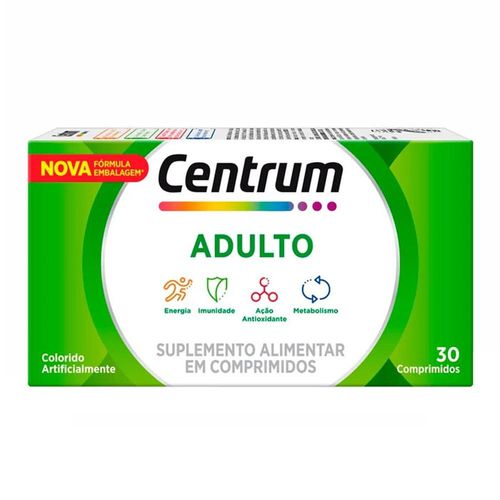 Centrum Adulto de A-Z com 30 Comprimidos