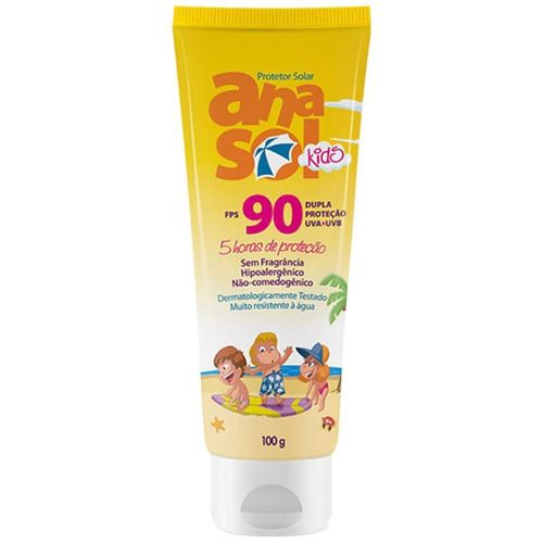 Protetor Solar Infantil FPS 90 Anasol Kids 100g