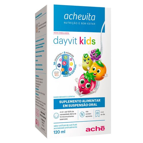 Suplemento Vitamínico Mineral Dayvit Kids 120ml