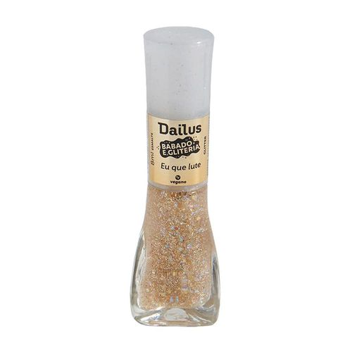 Esmalte Babado e Gliteria Dailus Eu Que Lute 8ml