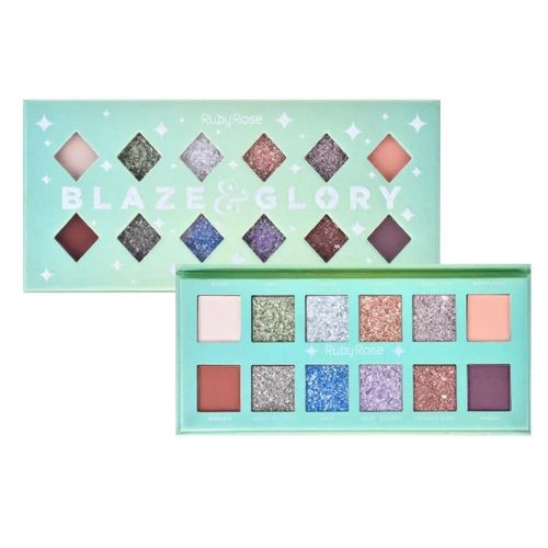 Paleta de Sombras Blaze & Glory Ruby Rose com 1 Unidade