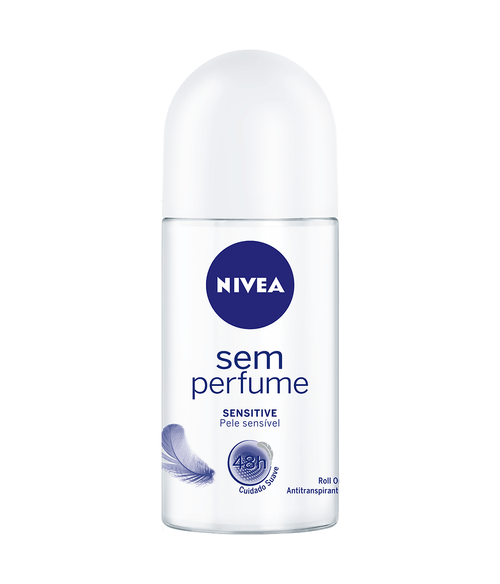 Desodorante Roll On Nivea Sensitive Sem Perfume 50ml