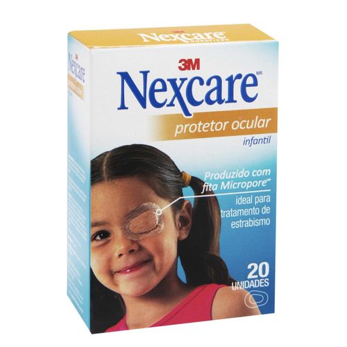 Protetor Ocular 3M Nexcare Infantil com 20 Unidades