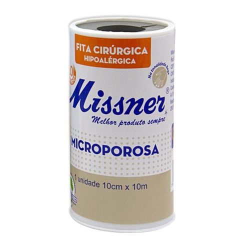Fita Microporosa Bege Missner 10cm X 10m com 1 Rolo