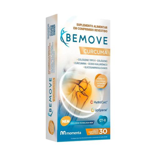 Bemove Curcuma com 30 Comprimidos Revestidos