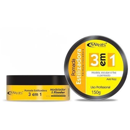 Mirras Pomada Estilizadora Capilar 3 em 1 150g