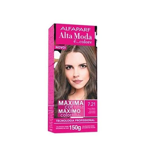 Creme de Tintura Altamoda Louro Médio Irise Cinza 7.21 150g