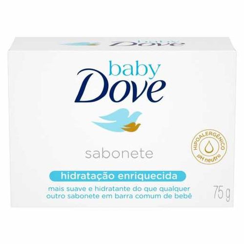 Sabonete em Barra Hidratação Enriquecida Baby Dove 75g