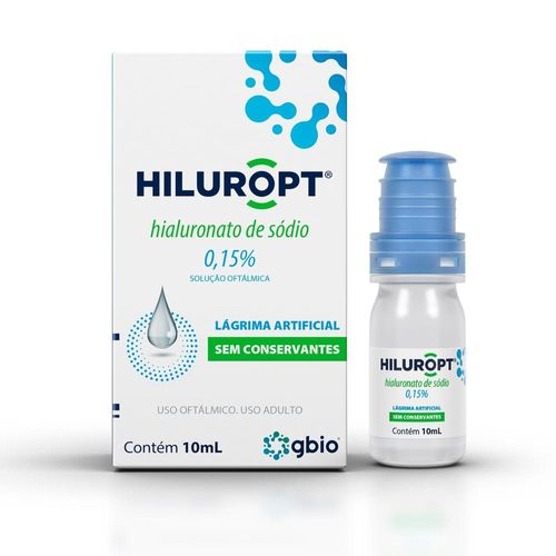 Hiluropt 1,5mg/ml Solução de Uso Oftálmico Frasco Gotejador 10ml