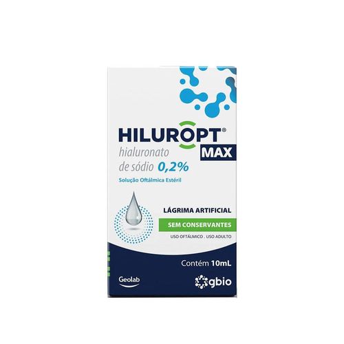 Hiluropt Max 0,20% Solução Oftálmica 10ml