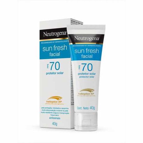 Protetor Solar Facial FPS 70 Neutrogena Sun Fresh 40g