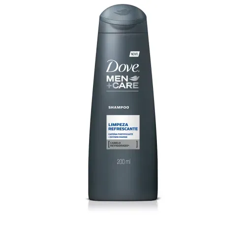 Shampoo Dove Men+care Limpeza Refrescante Frasco 200ml