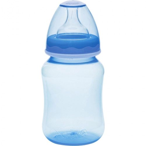 Mamadeira Kuka Big Azul Aquarela Bico Redondo 240ml