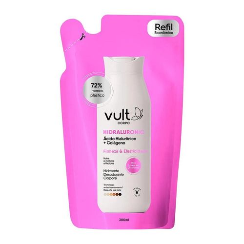 Refil Hidratante Corporal Vult Corpo Hidraluronic Colágeno 300ml