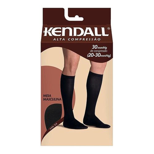 Meias Medicinais Kendall Alta Compressão 20-30mmHg com 1 Par