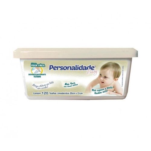 Personalidade Baby Toalhas Umedecidas com 120 Unidades