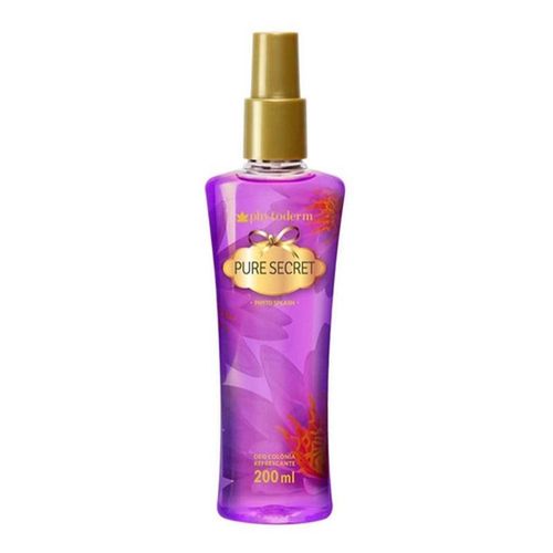 Deo Colônia Splash Pure Secret Phytoderm Feminina 200ml