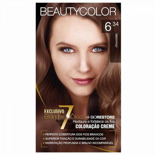 Coloração Beautycolor Nº 6.34 Chocolate com 1 Unidade