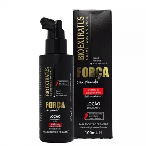 Loção para Crescimento Força com Pimenta Bio Extratus 100ml