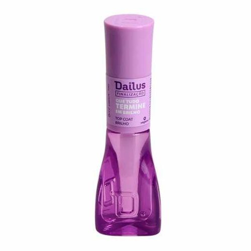 Esmalte Dailus Top Coat Que Tudo Termine em Brilho 8ml