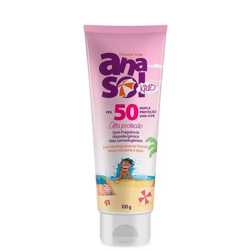 Protetor Solar Corporal Infantil Kids FPS 50 Anasol 100g