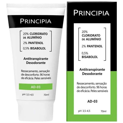 Desodorante Antitranspirante em Creme Principia Skin Ad-03 70ml