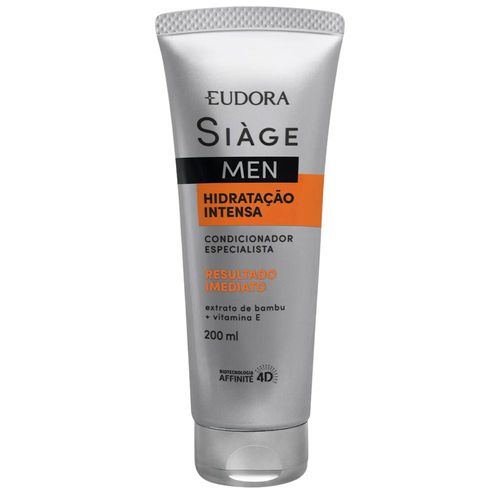 Condicionador Eudora Siàge Men Hidratação Intensa Bisnaga 200ml